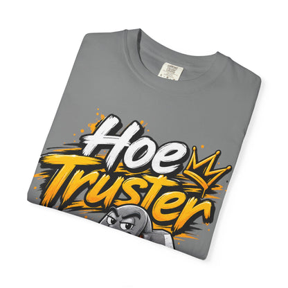 Hoe Truster Graphic T-Shirt — Funny Gardening Tool Mascot Tee
