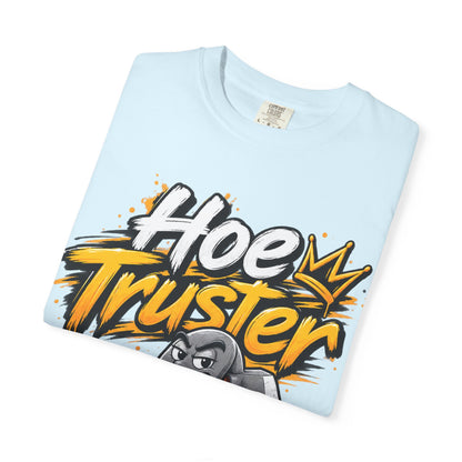 Hoe Truster Graphic T-Shirt — Funny Gardening Tool Mascot Tee