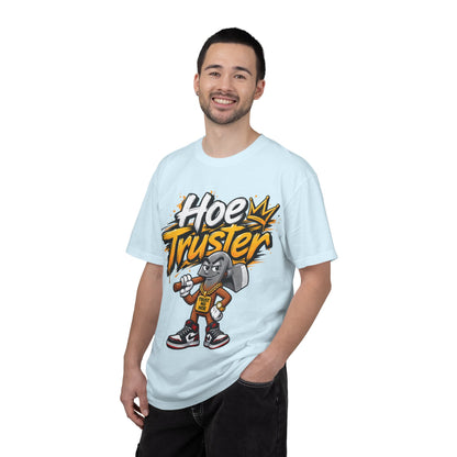 Hoe Truster Graphic T-Shirt — Funny Gardening Tool Mascot Tee