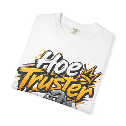 Hoe Truster Graphic T-Shirt — Funny Gardening Tool Mascot Tee